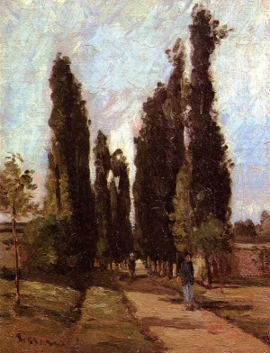 The Road by Camille Pissarro - Oil Painting Reproduction