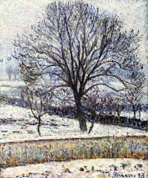 The Thaw, Eragny by Camille Pissarro Oil Painting