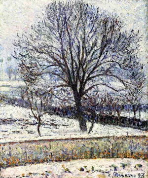 The Thaw, Eragny by Camille Pissarro - Oil Painting Reproduction
