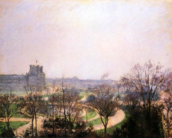 Main Product Photo of The Tuileries Gardens 2 Painting by Camille Pissarro