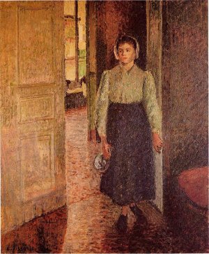 The Young Maid by Camille Pissarro Oil Painting