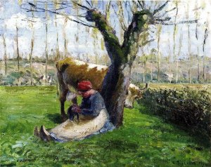 Untitled Oil painting by Camille Pissarro