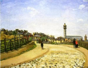 Upper Norwood, Crystal Palace, London by Camille Pissarro Oil Painting