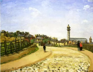 Upper Norwood, Crystal Palace, London by Camille Pissarro - Oil Painting Reproduction