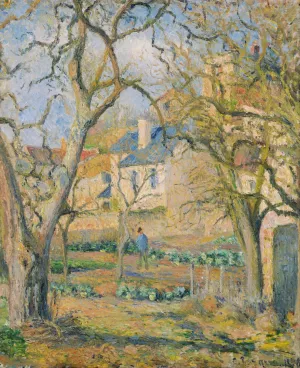 Vegetable Garden by Camille Pissarro Oil Painting