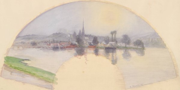 Main Product Photo of View of Rouen  Painting by Camille Pissarro