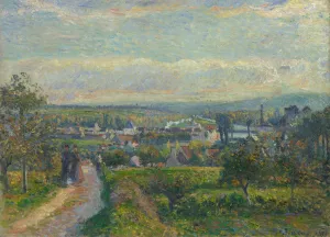 View of Saint-Ouen-l'Aumone by Camille Pissarro Oil Painting