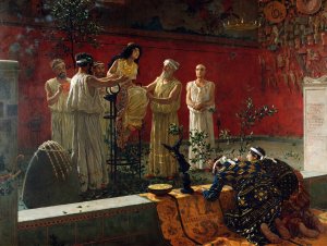The Oracle by Camillo Miola Oil Painting