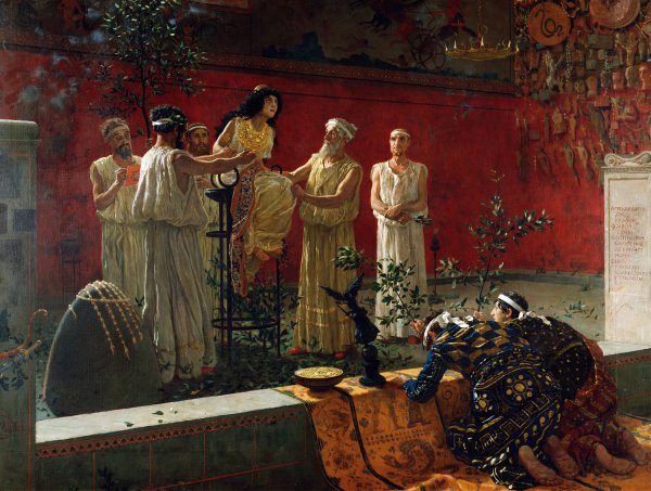 Main Product Photo of The Oracle  Painting by Camillo Miola