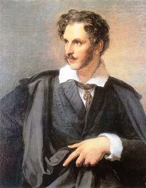 Portrait of August Grahl von Vincenzo Camuccini by Vincenzo Camuccini - Oil Painting Reproduction