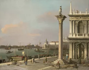 Bacino di S. Marco- From the Piazzetta by Canaletto Oil Painting