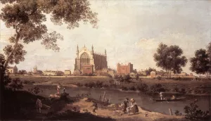 Eton College Chapel by Canaletto Oil Painting