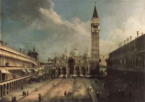 Piazza San Marco Oil painting by Canaletto