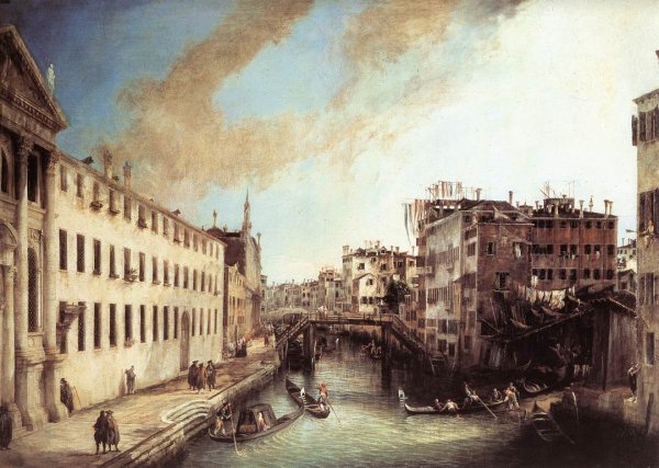 Main Product Photo of Rio dei Mendicanti Painting by Canaletto