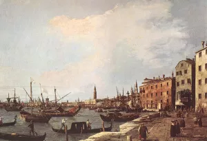 Riva degli Schiavoni - West Side Oil painting by Canaletto