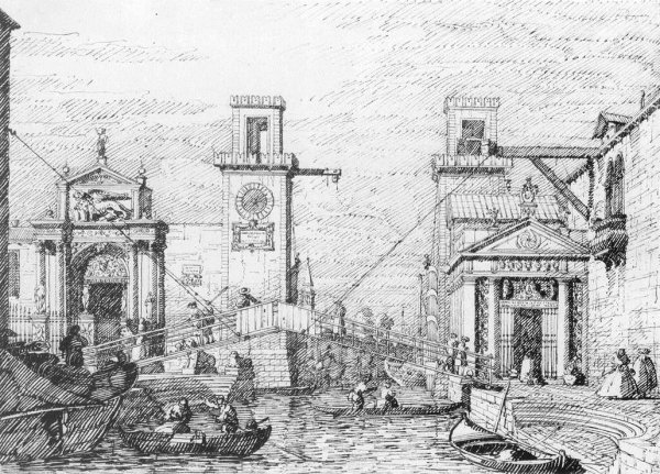Main Product Photo of The Arsenal: the Water Entrance Painting by Canaletto