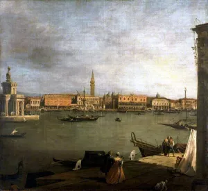 The Bacino di San Marco: Looking North by Canaletto Oil Painting