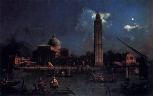 The Vigilia di San Pietro Oil painting by Canaletto