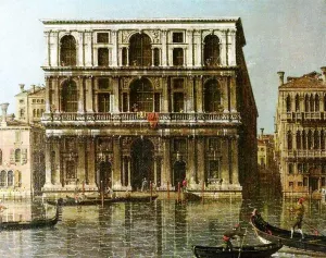 Venice: Palazzo Grimani by Canaletto - Oil Painting Reproduction
