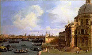 Venice, Santa Maria della Salute by Canaletto Oil Painting