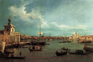 Venice: The Bacino from the Giudecca Oil painting by Canaletto