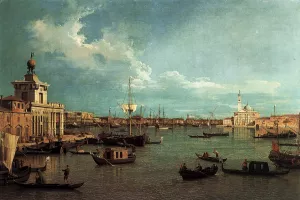 Venice: The Bacino from the Giudecca by Canaletto Oil Painting