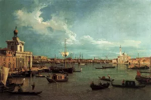 Venice: The Bacino from the Giudecca Oil painting by Canaletto