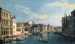 Venice: The Grand Canal from Palazzo Flangini to the Church of San Marcuola