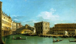 Venice: The Rialto Bridge from the North