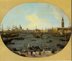 Venice Viewed from the San Giorgio Maggiore Oil painting by Canaletto