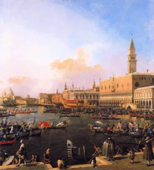 Venus in the Forge of Vulcan by Canaletto Oil Painting
