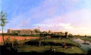 Windsor Castle painting by Canaletto