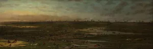 Despues de la Batalla de Curupayti by Candido Lopez Oil Painting