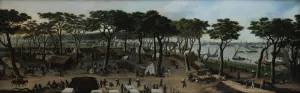 Vista interior de Curuzu mirado de aguas arriba by Candido Lopez Oil Painting