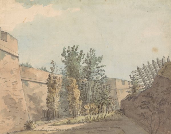 Main Product Photo of Languard Fort on the River Orwell Painting by Capt. Francis Grose
