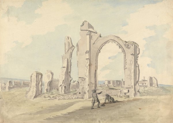 Main Product Photo of St. Mary's Priory, Thetford Painting by Capt. Francis Grose