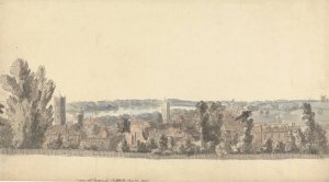 View of Ipswich, Suffolk by Capt. Francis Grose Oil Painting