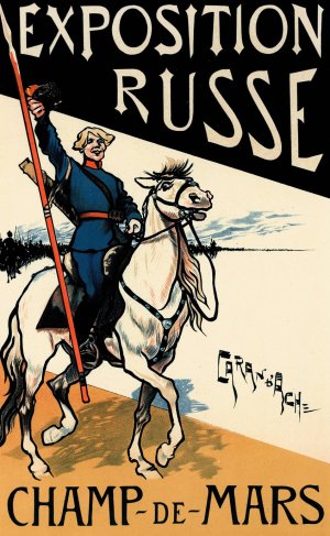 Exposition Russe by Caran D'Ache Oil Painting
