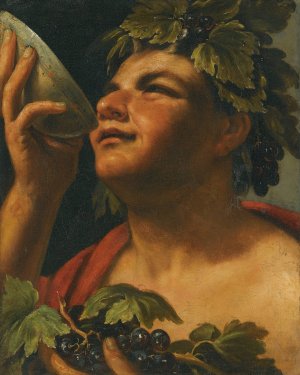 Bacchus by Caravaggio (Follower) Oil Painting