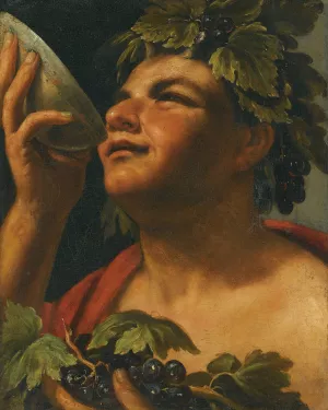 Bacchus by Caravaggio (Follower) Oil Painting