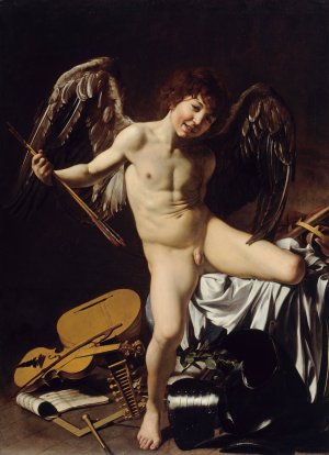 Amor Vincit Omnia by Caravaggio Oil Painting