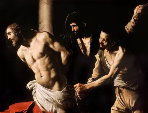 Christ at the Column by Caravaggio Oil Painting