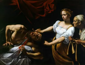 Judith beheading Holofernes by Caravaggio Oil Painting