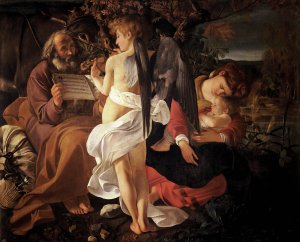 Rest on the Flight into Egypt by Caravaggio Oil Painting