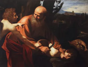 Sacrifice of Isaac by Caravaggio Oil Painting