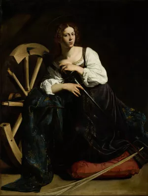 Saint Catherine of Alexandria by Caravaggio Oil Painting