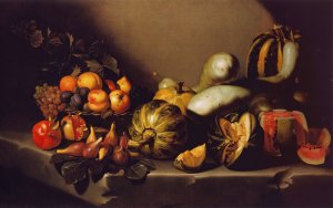 Still Life with Fruit by Caravaggio Oil Painting