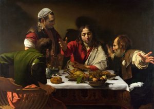 Supper at Emmaus by Caravaggio Oil Painting