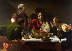 Supper at Emmaus by Caravaggio Oil Painting