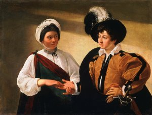 The Fortune Teller by Caravaggio Oil Painting